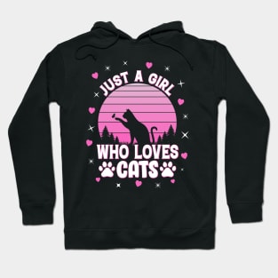 Just A Girl Who Loves Cats Hoodie